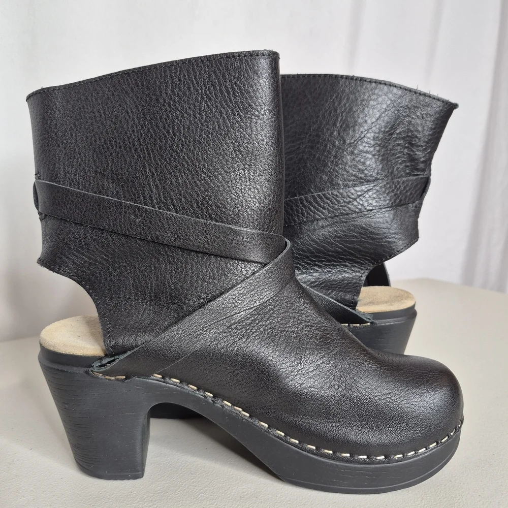 Calou Stockholm Julia Open Back Clog Bootie - Size 37